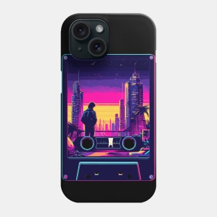 Cassette tape Retro city Phone Case