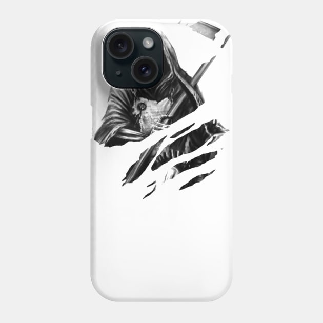 Death Scrapping Phone Case by Aerdelia