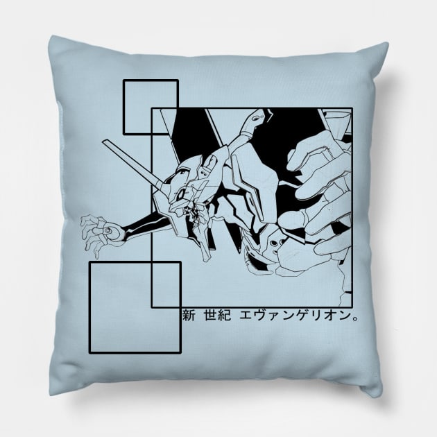 Eva. (Evangalion) Pillow by offbeatninja