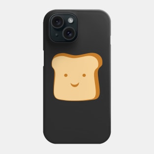 Happy Toast (Blue Background) Phone Case