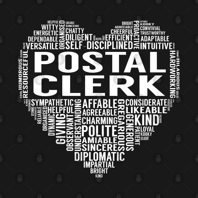 Postal Clerk Heart by LotusTee