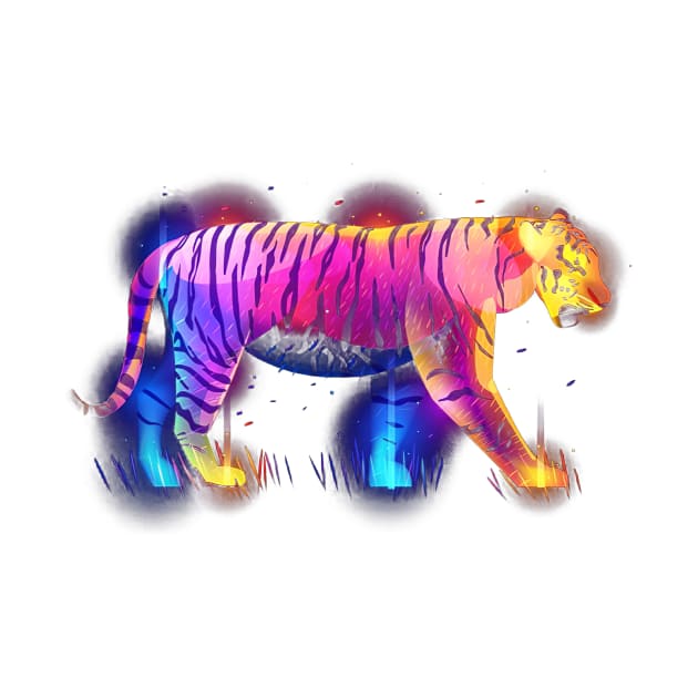 Colorful Tiger by GzClaudia