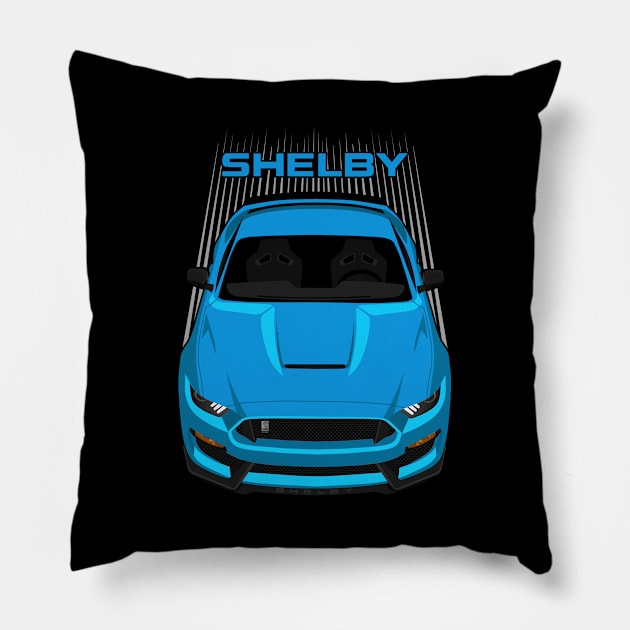 Ford Mustang Shelby GT350 2015 - 2020 - Grabber Blue Pillow by V8social