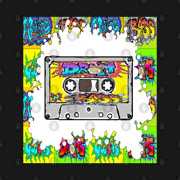 Cassette Drum N Bass 7 by LowEndGraphics