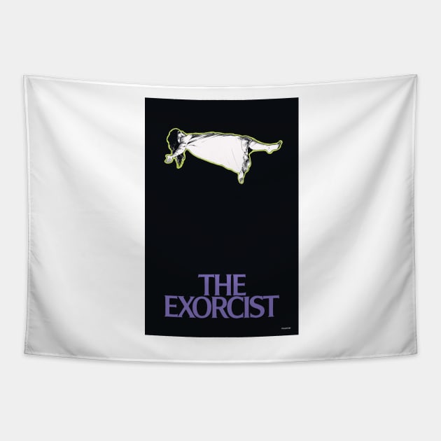 The Exorcist Movie Art Tapestry by PhilRayArt