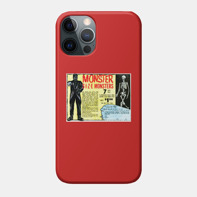 Monster Size Monsters Vintage Comic Book Ad - Monster - Phone Case