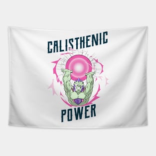 CALISTHENICS POWER - anime inspired design Tapestry