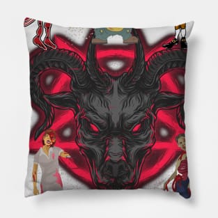 Blooded Baphomet Pillow