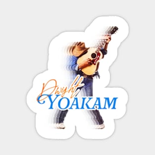 Dwight Yoakam Playing Guitar Magnet