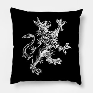 Heraldic Mythical Griffin Pillow