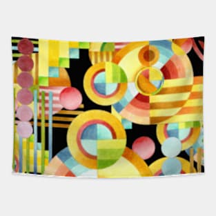 Art Deco Geometric Tapestry