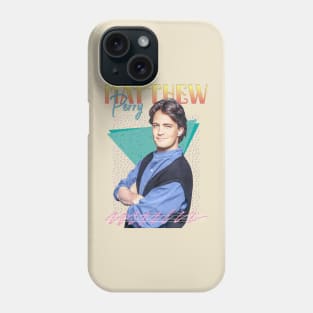 Matthew Perry 1987s Retro Aesthetic Fan Art Phone Case