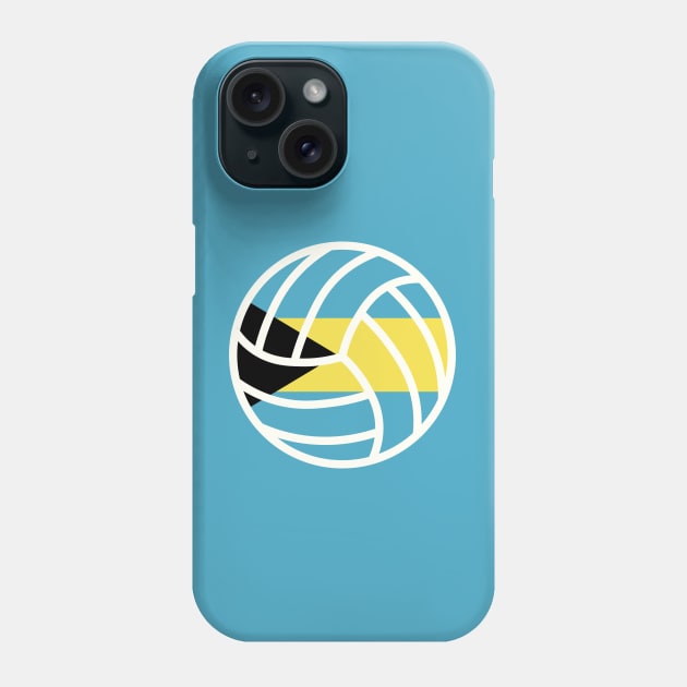 Bahamian Volleyball Phone Case by Artomino