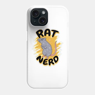 rat nerd Phone Case