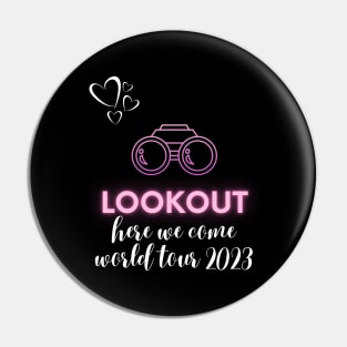 scentsy lookout, here we come, world tour 2023 Pin