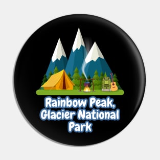 Rainbow Peak, Glacier National Park Pin