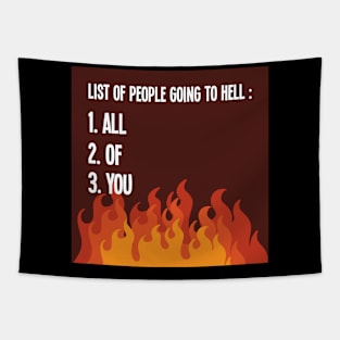 Hell List - For the dark side Tapestry