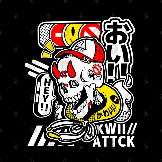 Harajukyo Streetwear Skull by KawaiiAttack