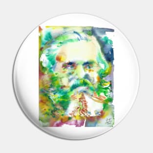 KARL MARX watercolor portrait .3 Pin