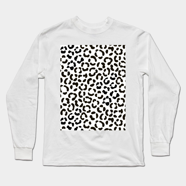 black and white leopard print shirt