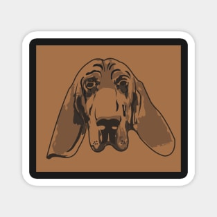 bloodhound full front Magnet