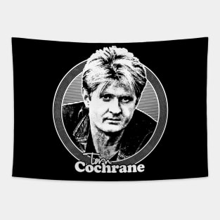 Tom Cochrane /\/\/ Retro Style Fan Art Design Tapestry