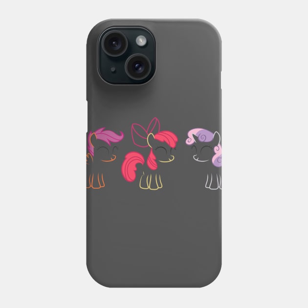 Cutie Mark Crusaders Phone Case by Hyper Dash