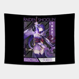 Raiden Shogun Tapestry