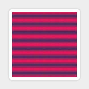 Pink and Purple Stripe Pattern Magnet