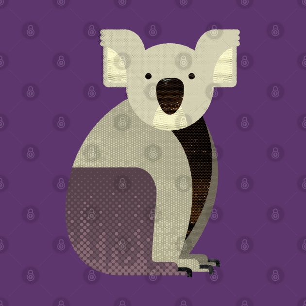 Whimsy Koala by theprintedsparrow