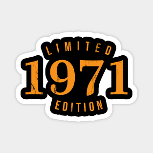 1971 Limited Edition 50th Birthday Party Shirt Magnet