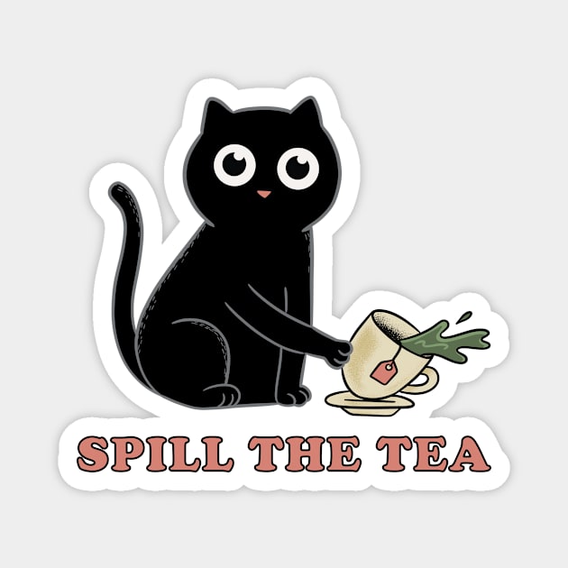 Spill the tea Magnet by coffeeman