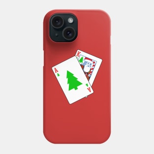 Christmas Blackjack Phone Case