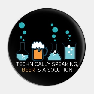 Technically speaking, beer is a solution drinking Pin