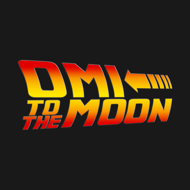 OMI to the Moon - Back to the Future NFT by info@dopositive.co.uk