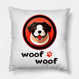 Woof-woof Cute Dog Pillow