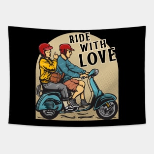 Ride with Love Tapestry