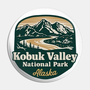 Retro Kobuk Valley National Park Pin