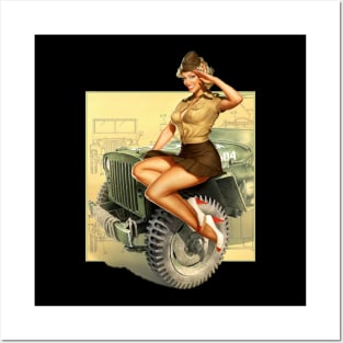 Pôster Pin-Up - Vintage - Machine Cult