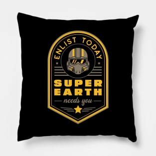 Super Earth Needs You Pillow