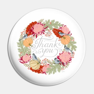 Thank you card Pin