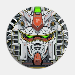 Gundam Cool Tattoo Pin