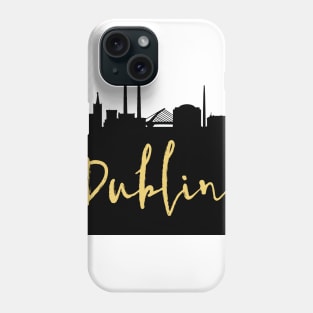 DUBLIN IRELAND DESIGNER SILHOUETTE SKYLINE ART Phone Case