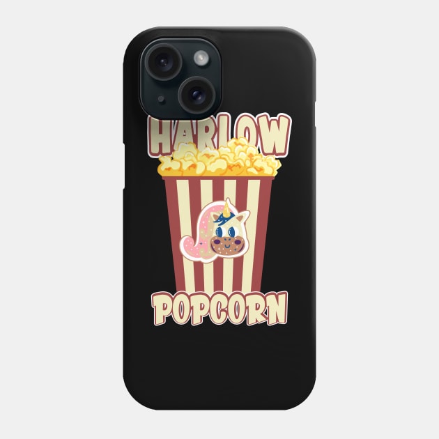 Harlow And Popcorn Funny Popcorn The Pony Phone Case by Selva_design14