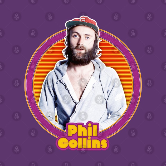 Phil Collins /// Retro 80s Fan Design by DankFutura