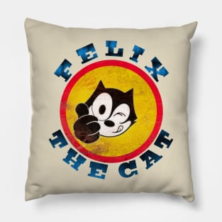 Felix the cat t-shirt Pillow