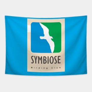 SYMBIOSE Birding Club Flat Design Tapestry