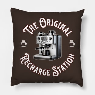 Coffee Maker Recharge Station Pillow