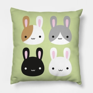 Kawaii Bunny Rabbits Pillow