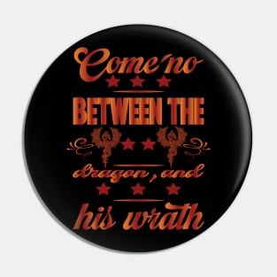 Dragon and Wreth T-shirt Pin